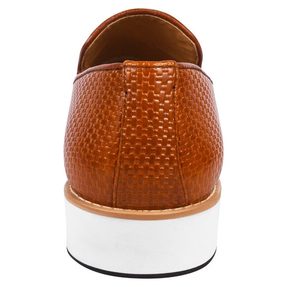 Dennis Manmade Leather Casual Loafers